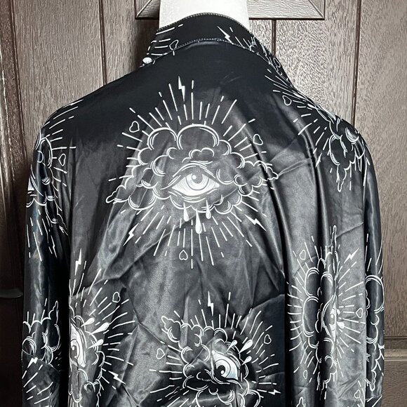 Dressed in LALA Past Present Future Satin Playsuit Set - Picture 3 of 7